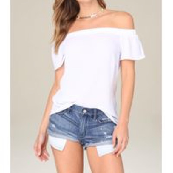 bebe Tops - Bebe Samantha Off Shoulder Top. Size small